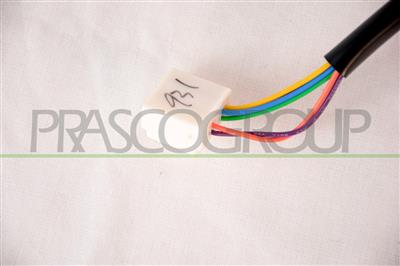 DOOR MIRROR LEFT-ELECTRIC-PRIMED-FOLDABLE-WITH LAMP-CONVEX-7 PINS