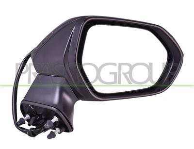 RETROVISORE DESTRO-ELETTRICO-NERO-TERMICO-CON FANALE-CONVESSO-6 PINS