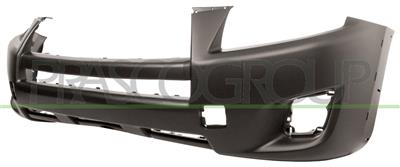 FRONT BUMPER-PRIMED-WITH WING EXTENSION HOLES