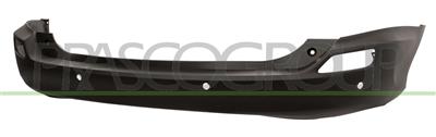 REAR BUMPER-DARK GRAY-WITH PDC+SENSOR HOLDER