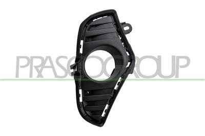 FRONT BUMPER GRILLE RIGHT-BLACK-WITH FOG LAMP HOLE