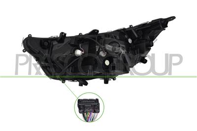 PROIETTORE DESTRO-ELETTRICO-CON MOTORE-CON LUCE DIURNA-LED