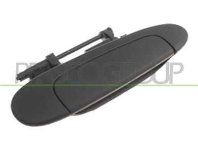REAR DOOR HANDLE RIGHT-OUTER-SMOOTH-BLACK-WITHOUT KEY HOLE