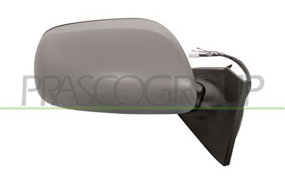 DOOR MIRROR RIGHT-ELECTRIC-HEATED-FOLDABLE-PRIMED-CONVEX/CHROME