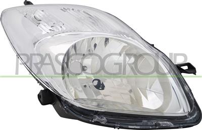 HEADLAMP RIGHT H4 ELECTRIC-WITH MOTOR-CHROME