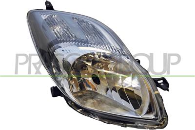 HEADLAMP RIGHT H4 ELECTRIC-WITH MOTOR-BLACK