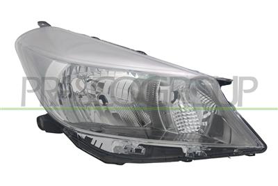 HEADLAMP RIGHT H4 ELECTRIC-WITHOUT MOTOR-CHROME