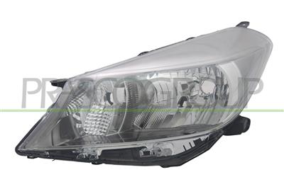 HEADLAMP LEFT H4 ELECTRIC-WITHOUT MOTOR-CHROME