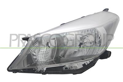 HEADLAMP LEFT H4 ELECTRIC-WITH MOTOR-CHROME