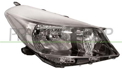 HEADLAMP RIGHT H4 ELECTRIC-WITHOUT MOTOR-DARK CHROME