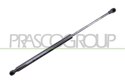 TAILGATE GAS SPRING RIGHT - 405 N - L 416 mm - S 155 mm - Ø 18 mm - Ø 8 mm MOD. MANUAL TRANSMISSION