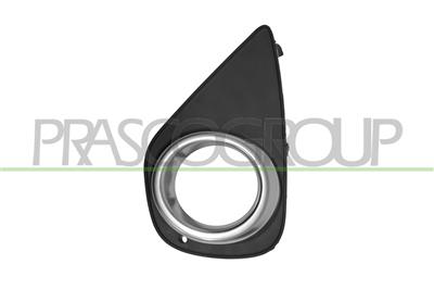 GRIGLIA SINISTRA PARAURTI ANTERIORE-NERA-CON SEDE FENDI-CON CORNICE SATINATA MOD. HYBRID