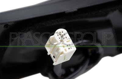 DOOR MIRROR RIGHT-ELECTRIC-HEATED-BLACK-WITH-TEXTURED BLACK-MOLDING-WITH LAMP-CONVESSO/CROMATO-7 PINS