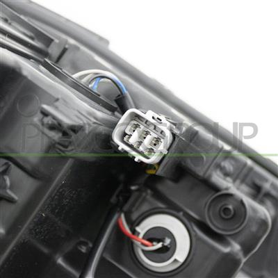 OPTICA DERECHA HIR2 ELECTRICA-SIN MOTOR-CON LUPA-NEGRA