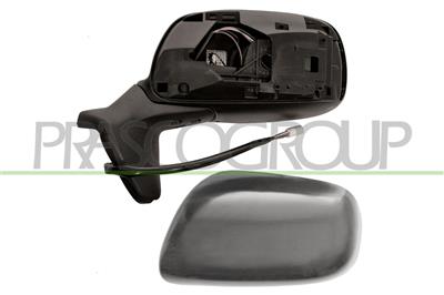 DOOR MIRROR LEFT-ELECTRIC-PRIMED-HEATED-CONVEX