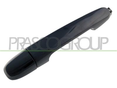 REAR DOOR HANDLE RIGHT/LEFT-OUTER-SMOOTH-BLACK-WITHOUT KEY HOLE