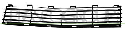 FRONT BUMPER GRILLE-CENTRE-BLACK