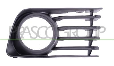 BUMPER GRILLE RIGHT-BLACK-WITH FOG LAMP HOLE