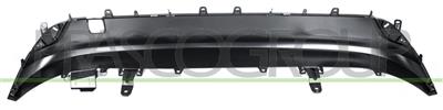 SPOILER STOSSTANGE HINTEN-SCHWARZ-GENARBT