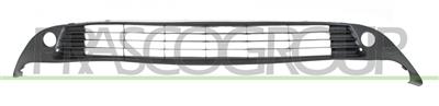 FRONT BUMPER GRILLE-CENTRE-BLACK-WITH FOG LAMP HOLE