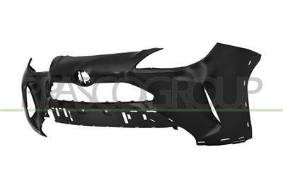 FRONT BUMPER-BLACK-SMOOTH-FINISH TO BE PRIMED-WITH WHEEL-ARCH EXTENSION HOLES MOD. ADVENTURE-PREMIERE