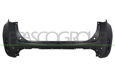 REAR BUMPER-PRIMED-WITH PDC HOLES+SENSOR HOLDERS-WITH CUTTING MARKS FOR PARK ASSIST