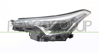 OPTICA IZQUIERDA HIR2 ELECTRICA-SIN MOTOR-CON LUPA-NEGRA-LED