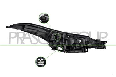 HEADLAMP LEFT-ELECTRIC-WITH MOTOR-LED-FEKA TYPE