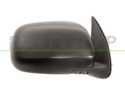 DOOR MIRROR RIGHT-MANUAL-BLACK-CONVEX-CHROME