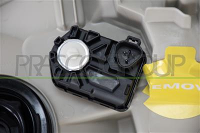 HEADLAMP RIGHT H4 ELECTRIC-WITH MOTOR