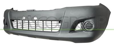 FRONT BUMPER-BLACK-TEXTURED FINISH-WITH BUMPER GRILLE-CENTRE