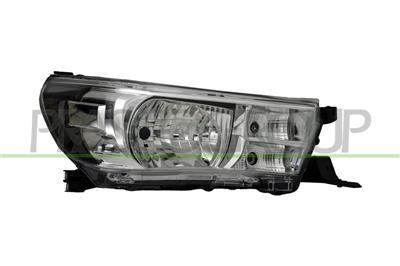 HEADLAMP RIGHT H4 ELECTRIC-WITH MOTOR-CHROME