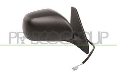 DOOR MIRROR RIGHT-ELECTRIC-BLACK-CONVEX-CHROME MOD. 02 >