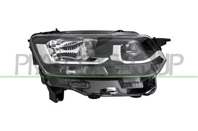 PROIETTORE SINISTRO H1+H7-ELETTRICO-CON MOTORE-CON LUCE DIURNA-W21-5W