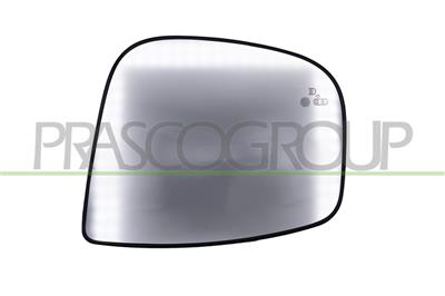 CRISTAL+SOPORTE IZQUIERDO-CONVEXO-TERMICO-CROMADO