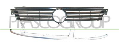 GRILLE COMPLETE AVEC SOUS CALANDRE EN METAL