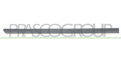 MOULURE DE PORTE ARRIERE DROITE-NOIRE-SURFACE LISSE-PRETE A APPRETER-AVEC BIADHESIF