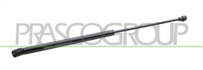 TAILGATE GAS SPRING RIGHT/LEFT - 380 N - L 500 mm - S 205 mm - Ø 18 mm - Ø 8 mm