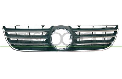 GRIGLIA RADIATORE-NERA-CON CORNICE CROMATA