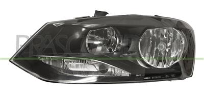 PROIETTORE SINISTRO H7+H7-ELETTRICO-CON MOTORE-NERO