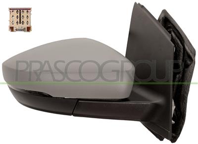 ESPEJO DERECHO-MECANICO-IMPRIMADO-CON PILOTO-CONVEXO-CONECTOR CUADRADO-2 PINES MOD. > 11/09