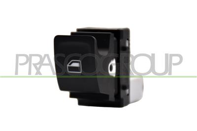 INTERRUPTEUR LEVE-VITRE NOIR-PORTE AVANT DROITE/PORTE ARRIERE DROITE-GAUCHE-3 BROCHES