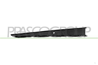 BANDEAU GAUCHE DE PARE-CHOCS AVANT NOIRE-AVEC PROFIL CHROME'