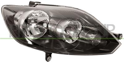 HEADLAMP RIGHT H7+H15 ELECTRIC-WITH MOTOR