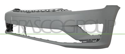 FRONT BUMPER-PRIMED-WITH TOW HOOK COVER-WITH CUTTING MARKS FOR PDC AND HEADLAMP WASHERS