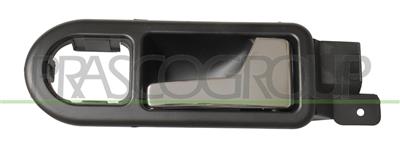 FRONT DOOR HANDLE RIGHT-INNER-WITH CHROME LEVER-BLACK HOUSING
