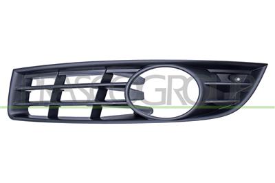 BUMPER GRILLE LEFT-BLACK-WITH FOG LAMP HOLE-OPEN