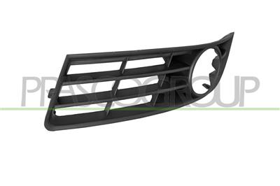 BUMPER GRILLE LEFT-BLACK-WITH FOG LAMP HOLE-OPEN