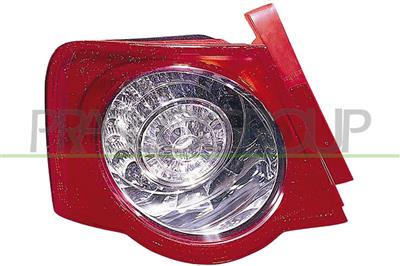 TAIL LAMP RIGHT-OUTER-RED/CLEAR-WITHOUT BULB HOLDER MOD. 4 DOOR-LED