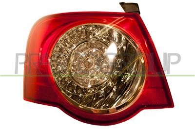 TAIL LAMP LEFT-OUTER-RED/CLEAR-WITHOUT BULB HOLDER MOD. 4 DOOR-LED
